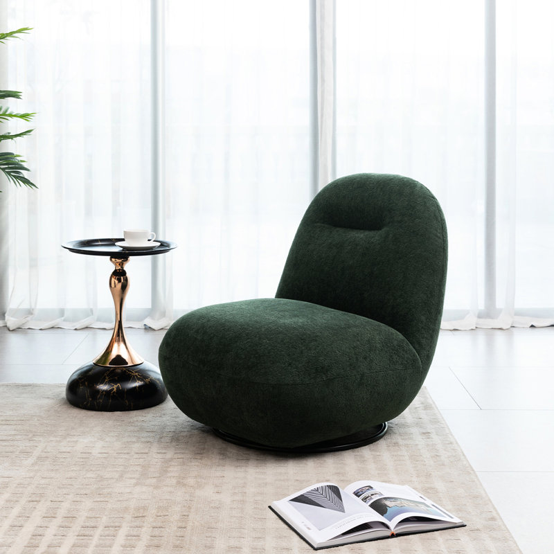Banc pivotant en velours Modern Living Room