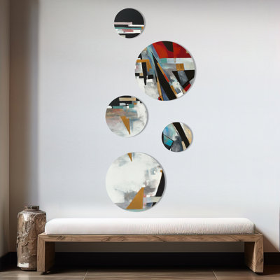 Abstract Wall Decor on Metal