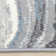 Fresno Modern Abstract Blue Area Rug
