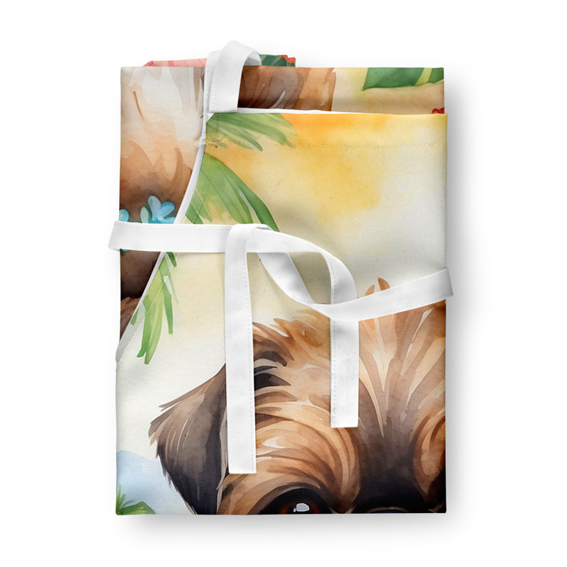 Tablier Brussels Griffon Luau