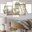 "Natural Bathroom Decor XXVI" - Impression sur toile - 5 panneaux