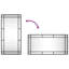 Mirl Iron Wall Mirror-363786381