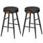 Ide Upholstered Bar Stool with Steel Frame-477764699-478538847
