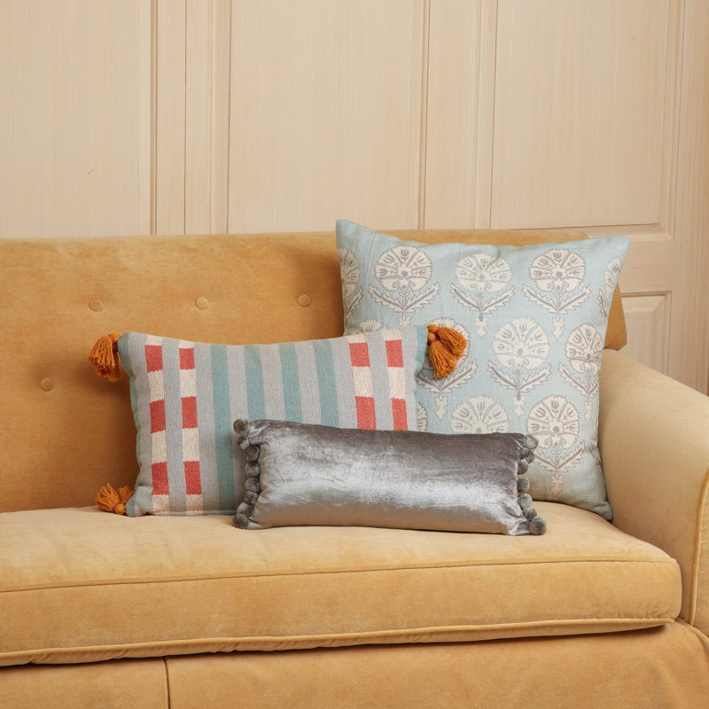Housse et insert de coussin rectangulaire 100% coton Desert Sky