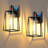2-Pack Smart Motion Sensor Outdoor Wall Light – Automatic, Energy-Efficient, No Bulbs Included
