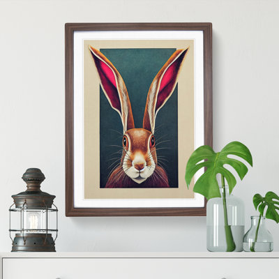 View of a Hare - Framed Print