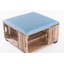 Krugerville 82cm Wide Square Tartan Ottoman with Storage