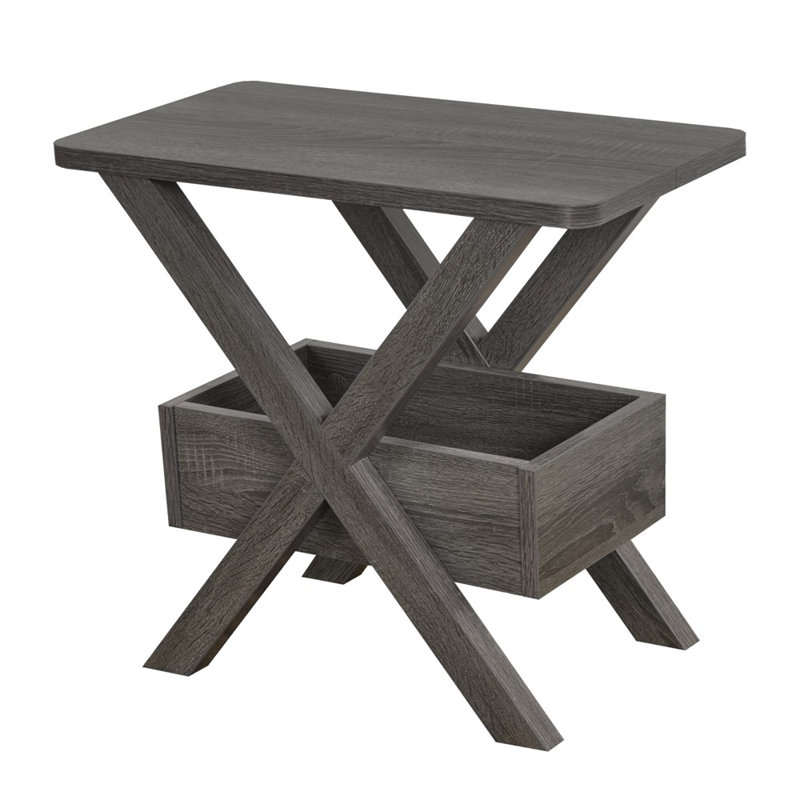 Table d'appoint Jelju Chair, gris, Gris