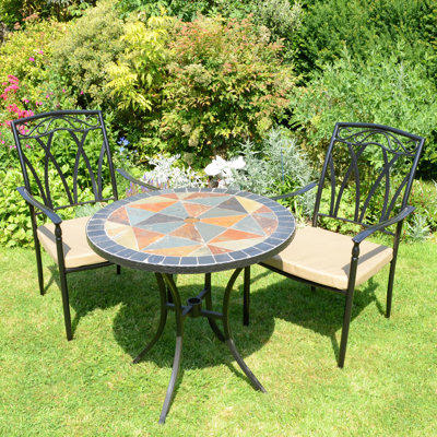 Tobarra 2 Seater Bistro Set with Cushions