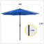 Parasol de patio extérieur 9 pi avec 8 nervures, parasols de table avec bouton-poussoir inclinable / manivelle, protection contre les rayons UV imperméable pour terrasse de jardin-462524156