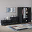 Tayce 4 Piece Bedroom Set (2 Drawer Bedside Chest, 4 Drawer Chest, 3 Door 2 Drawer Mirrored Wardrobe)-1541604599