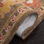 Tapis oriental brun en laine / coton touffeté à la main Felsenthal-1621710715