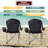 Set of 2 Camping Chairs with Built In Ice Cooler, Cup Holder, & Carrying Bag-515400571