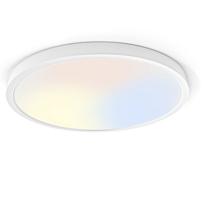 Plafonnier encastré à DEL 24,8 po Kauno 24 W blanc