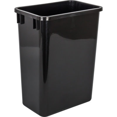 Plastic Open Kitchen Trash Can