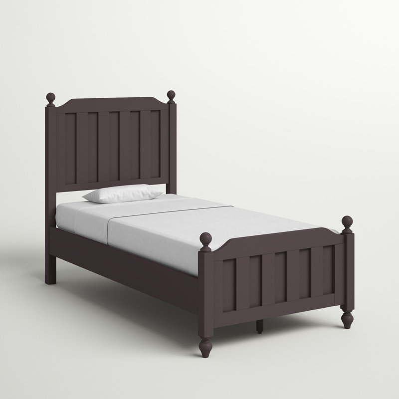 Lit à panneau Adisynn par Three Posts ™, Gris, Double