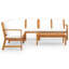 Méridienne 6 pièces avec coussins-16730538
