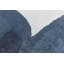 Linn Rectangle Abstract Handmade Tufted Area Rug in Blue-1148982544