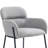 Khea 18.5'' H Fabric Upholstered Metal Armchair
