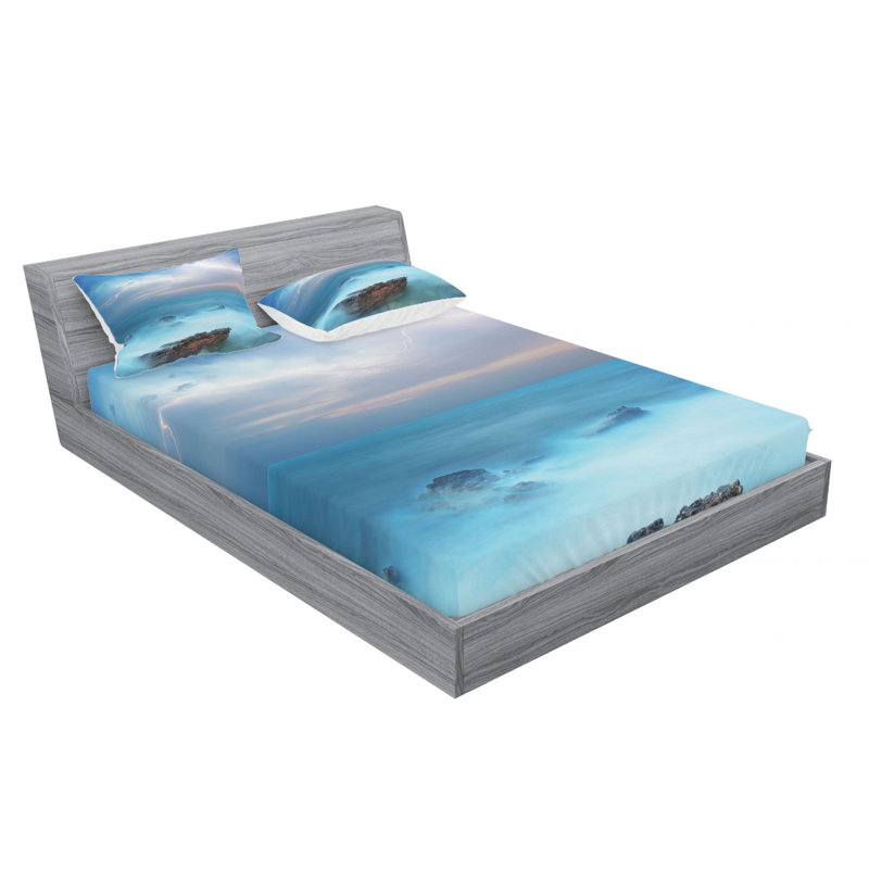 Microfiber Sheet Set, Full Sheet Set with Fitted Sheet