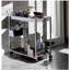 Chariot de service Lisses chrome