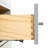 43'' Single Bathroom Vanity with Carrara Marble Top-85363968