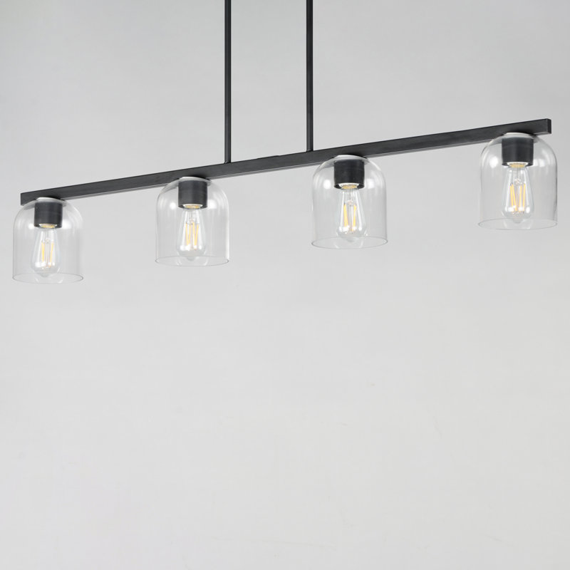 Luminaire suspendu Scoop-Linear, Noir