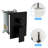 Dual Shower Head Ceiling Mount 10 Inch Square Matte Black With - Scald Balanced Valve, 360 Adjustable Head, And All Necessary Parts System Easy To Clean Nozzle, Handheld