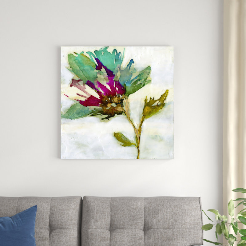 Fuchsia Splash II, H 30 po x l 30 po