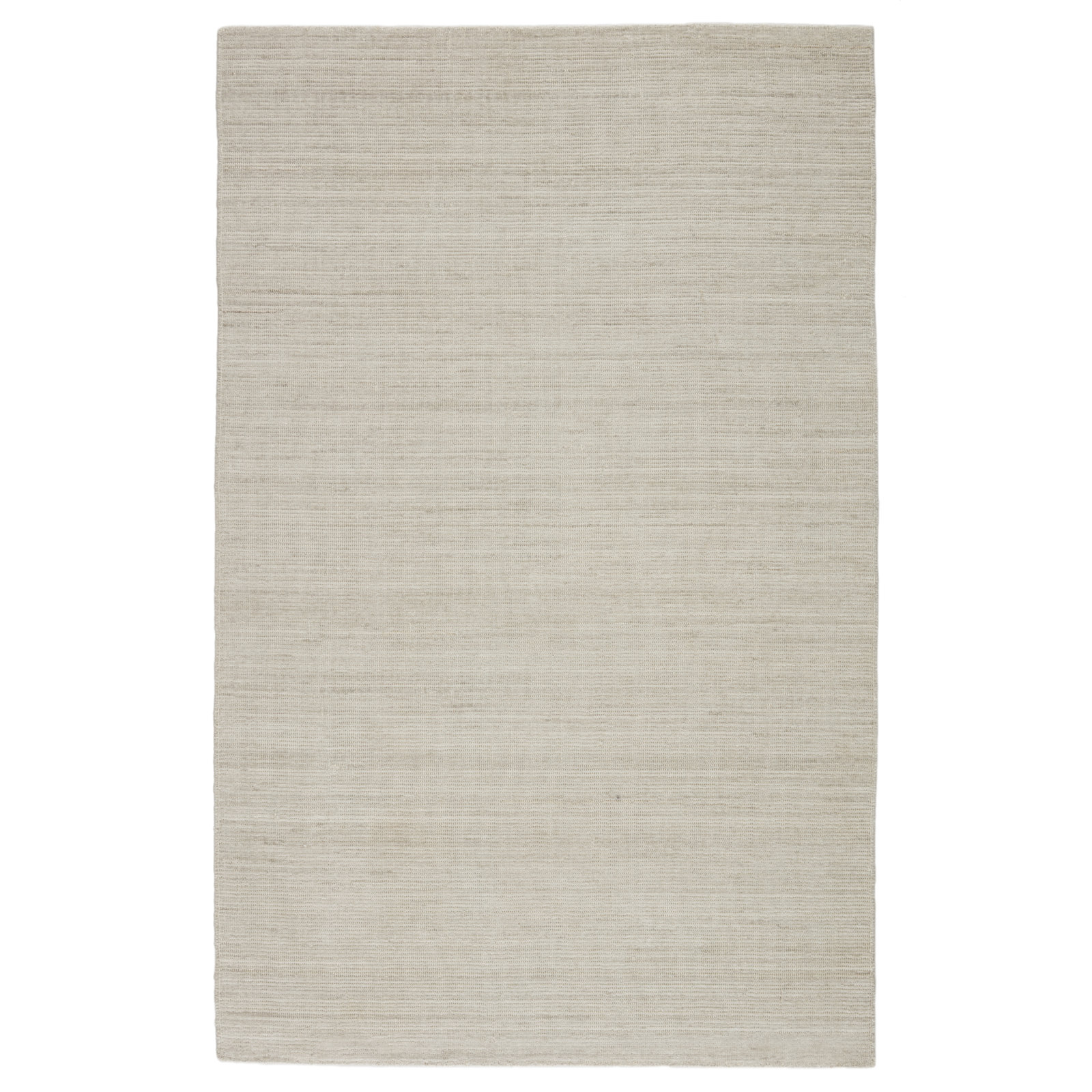 Hamburg Light Gray Hand-Loomed Rug, Rectangle 8' x 10'
