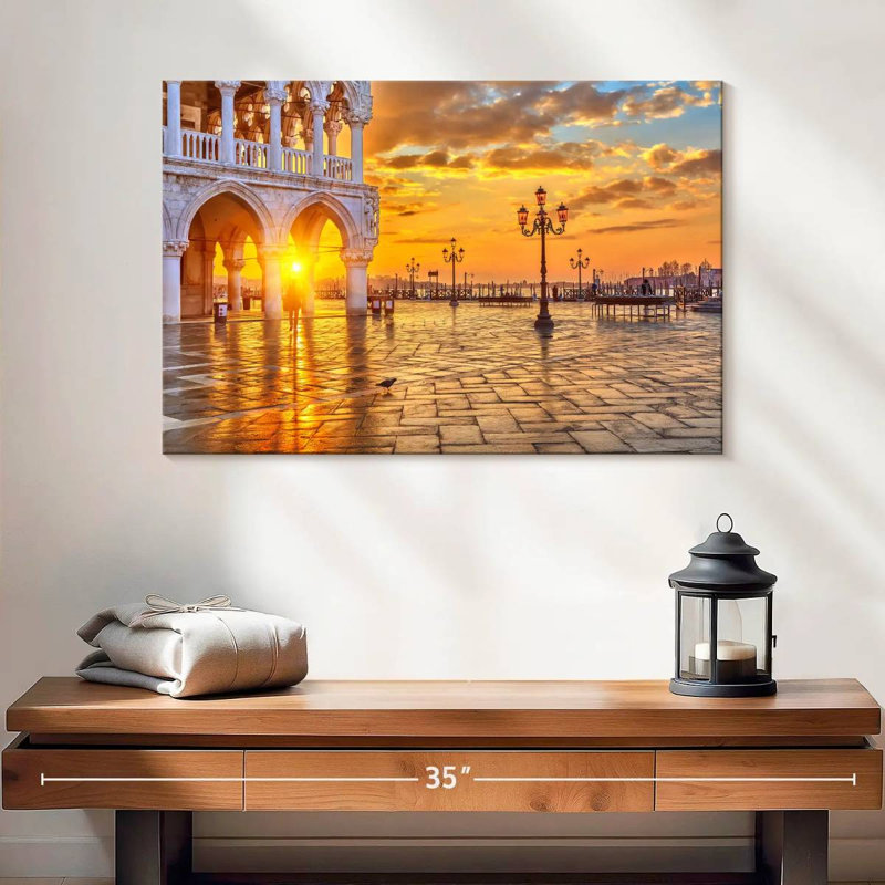 Lilie Venice Golden Sunrise, 16" H x 24" W