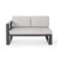 Canapé modulaire d'extérieur en aluminium Dursley