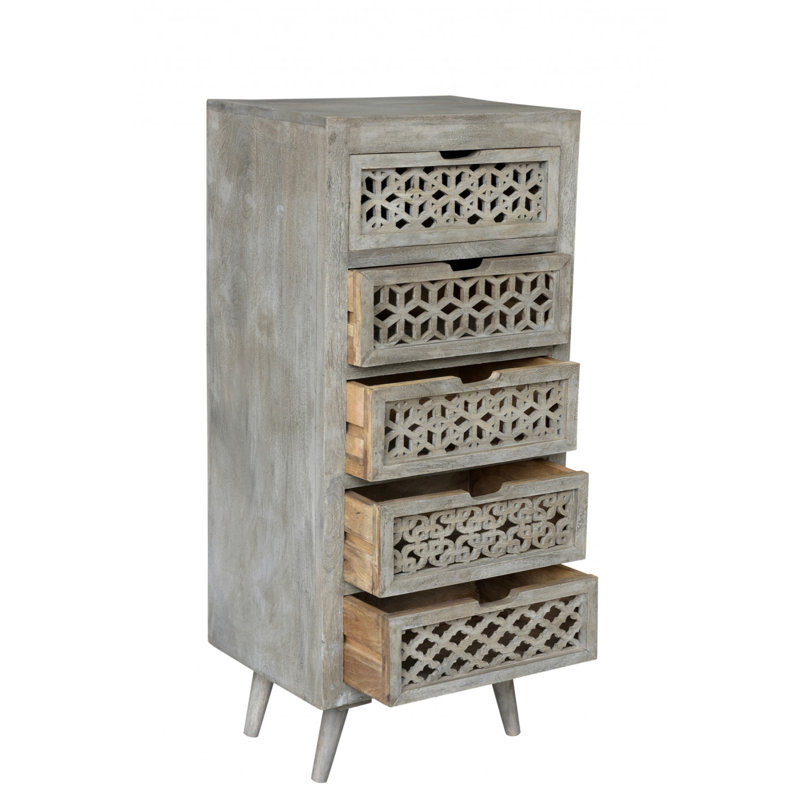 Commode 5 tiroirs Hilmi