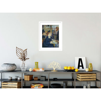 At the Cafe by Pierre-Auguste Renoir -Framed Giclee Print