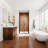 40"-42" W X 72" H Semi-Frameless Privot Shower Door Dual Swing Door 2 Doors Opening Extra-Large Walk-In Space With 1/4" Tempered Glass