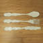 Ensemble de 3 cuillères, fourchettes et couteaux de cuisine en métal galvanisé Farmhouse - ensemble de 3, hauteur de 30,75 à 31 po