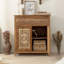 Buffet en bois massif brun