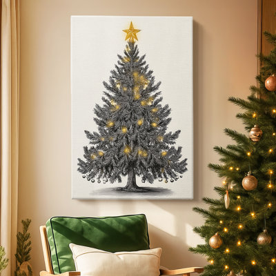 Couronne blanche enneigée - Murmure de qualité supérieure sur toile tendue