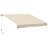 Outsunny 12' X 8' Retractable Awning Patio Awnings Sun Shade Shelter With Manual Crank Handle-972807952-972807963