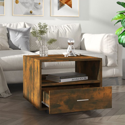 Jahmya Wheel Coffee Table with Storage