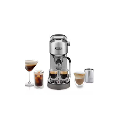 Dedica Duo Manual Coffee Machine White