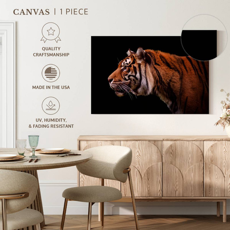 Brampt Royal Tiger, 24" H x 36" W