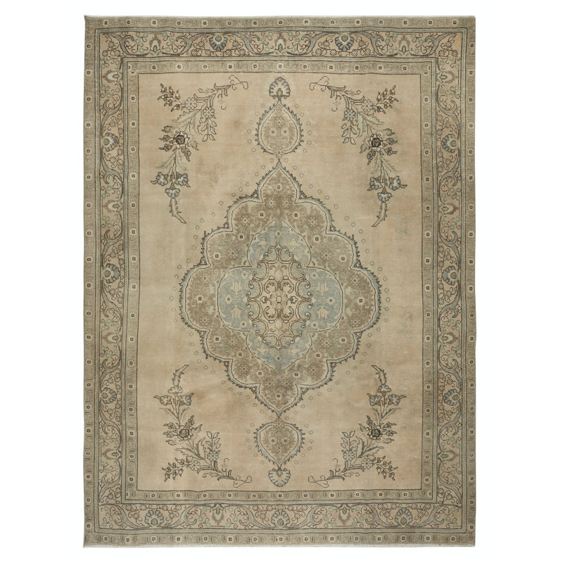 One of a kind 1960s Turkish Large Rug. Rustic Handmade Large Carpet