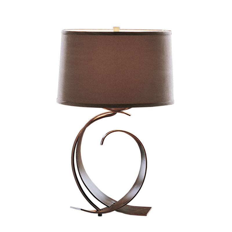 Fullered 22.1'' Table Lamp, Bronze, Flax