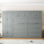 Grand lit escamotable mural avec armoires-1369431918