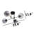 4 Lights Metal Body Linear Globe Semi-Flush Mount-775629353-775629352