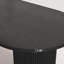 Table de salle à manger 71 "ovale avec base Tambour-116356037