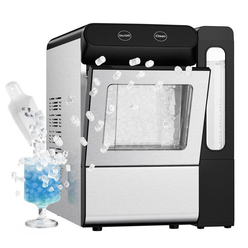 Comptoir Euhomie 25 lb Machine à glaçons portative avec réservoir d'eau externe