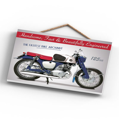 The Fastest Bike Around - Print on MDF
