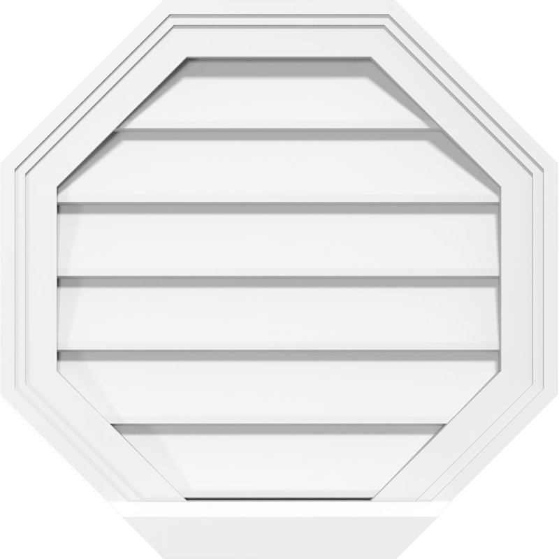 Fixation octogonale en surface: Non fonctionnel, H 22 po x l 22 po